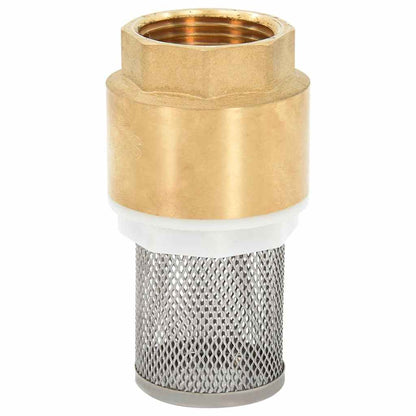 Suction Hose with Brass Connectors 1.1" PVC without Floating Kit Black 10 m