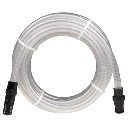 Suction Hose with PVC Connectors 1" PVC Transparent
