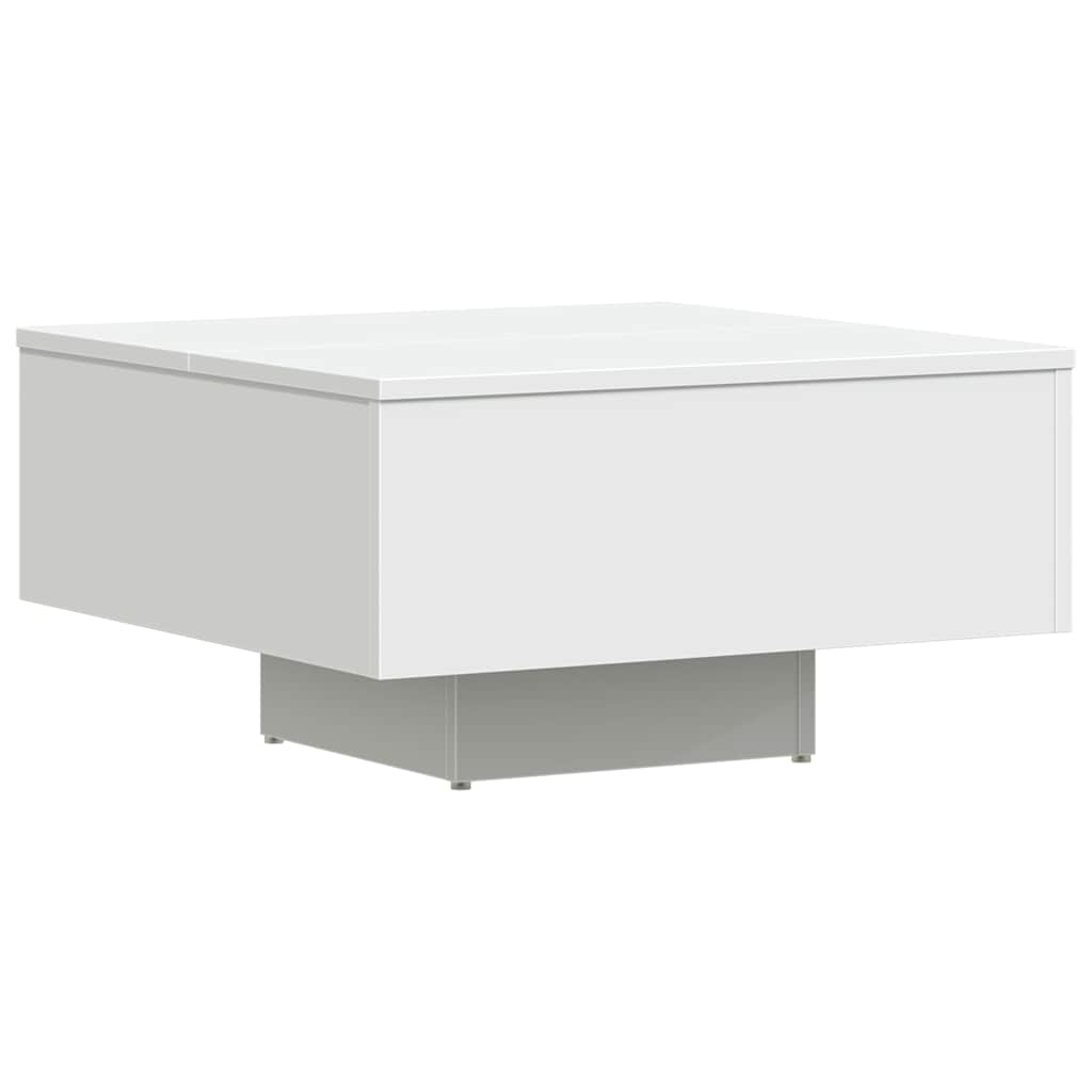 Coffee Table 60x60x31,5 cm Engineered Wood White