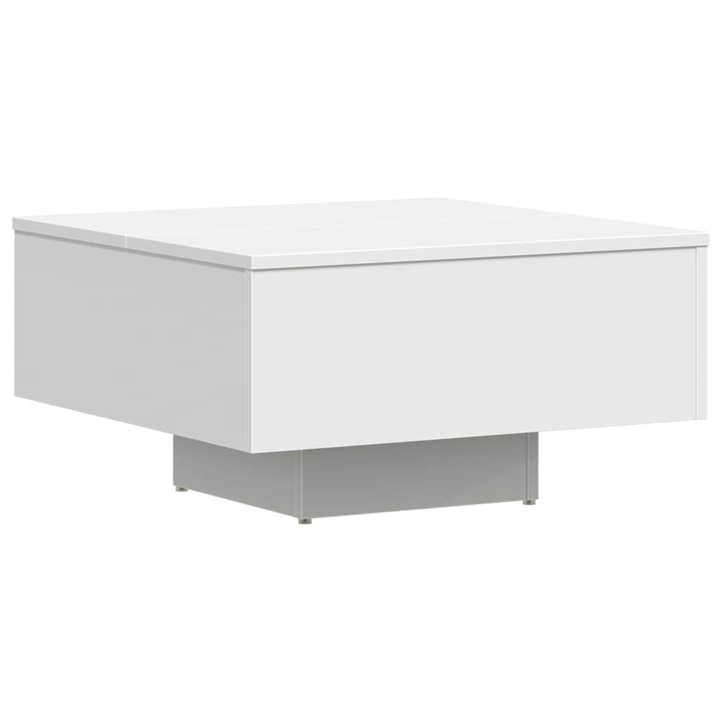 Coffee Table 60x60x31,5 cm Engineered Wood White