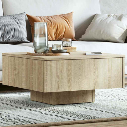 Coffee Table 60x60x31,5 cm Engineered Wood Sonoma oak