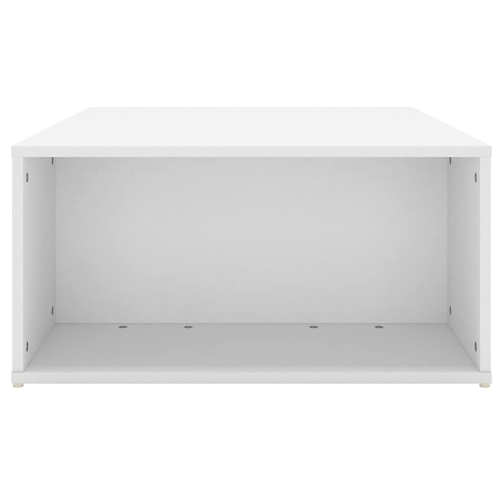 Coffee Table 90x67x33 cm Engineered Wood White