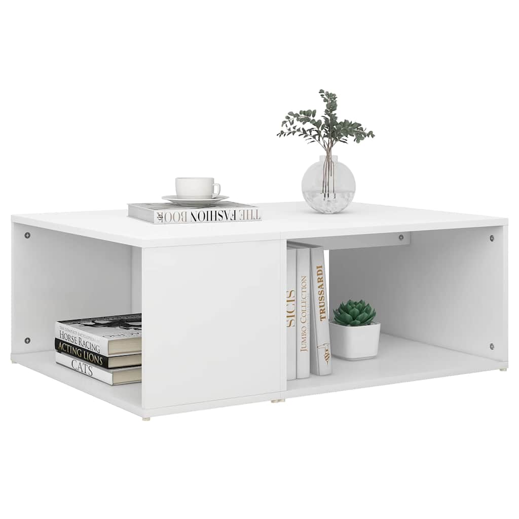 Coffee Table 90x67x33 cm Engineered Wood White