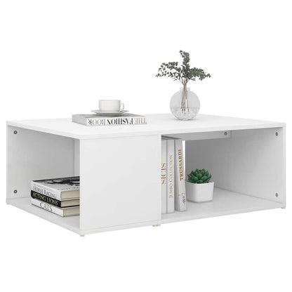 Coffee Table 90x67x33 cm Engineered Wood White