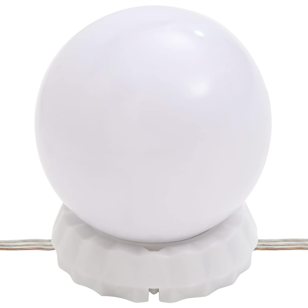 Wall Mirror with LED Lights Round Glass Φ 60 cm