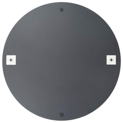 Wall Mirror with LED Lights Round Glass Φ 60 cm