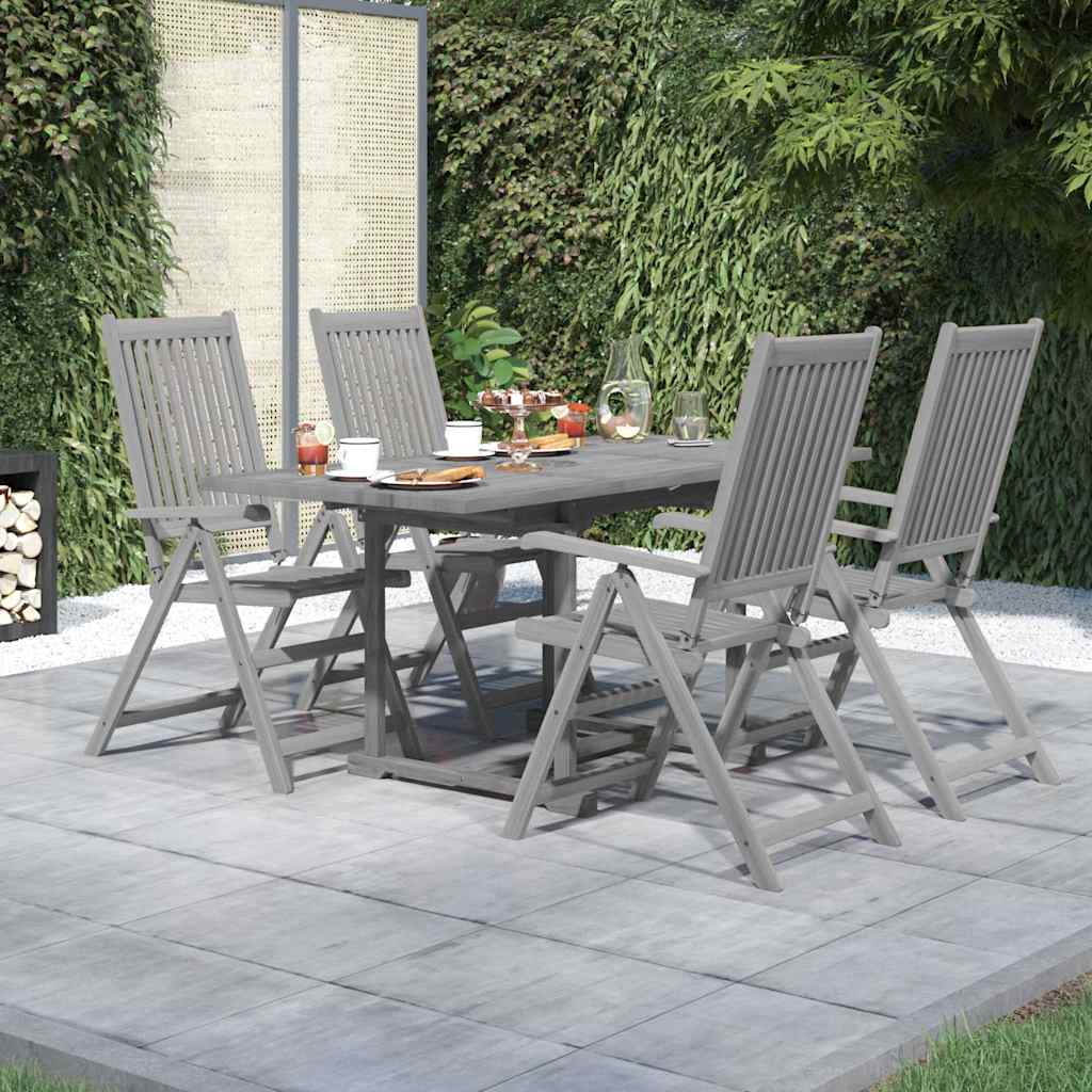 vidaXL 5 Piece Garden Dining Set Solid Wood Acacia 1