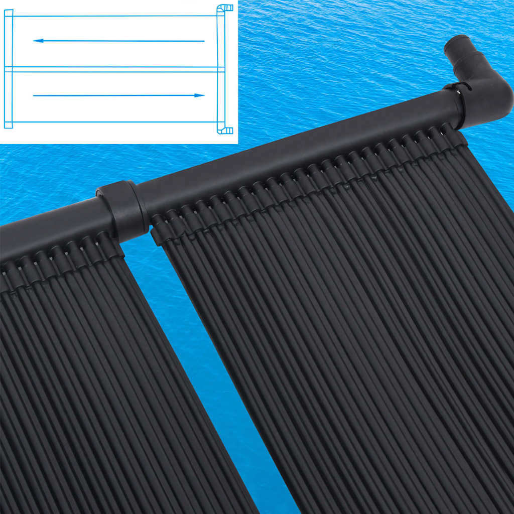 vidaXL Solar Pool Heater Panel 2 pcs 80x310 cm 3
