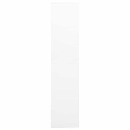 vidaXL Office Cabinet | White | Steel, Tempered Glass | Medium | Office Cabinet 4