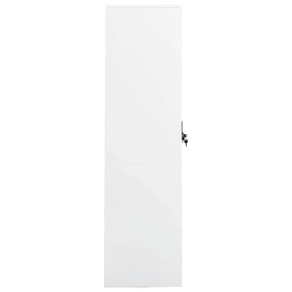 vidaXL Wardrobe | White | Steel | Large | Wardrobe | Rectangular | Modern 3
