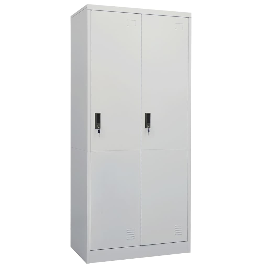 vidaXL Wardrobe 80x50x180 cm Steel