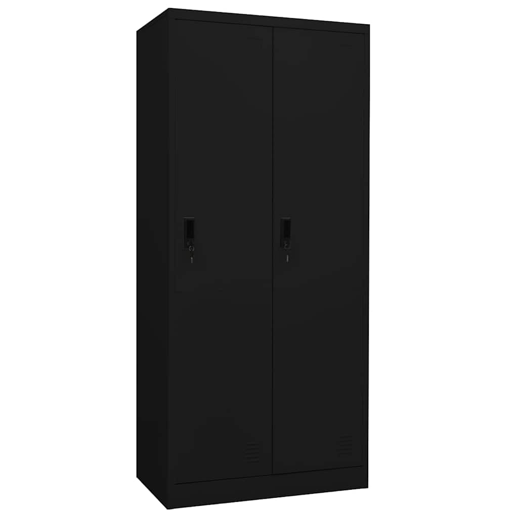 vidaXL Wardrobe 80x50x180 cm Steel