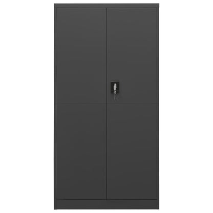 Locker Cabinet 90x40x180 cm Steel Anthracite