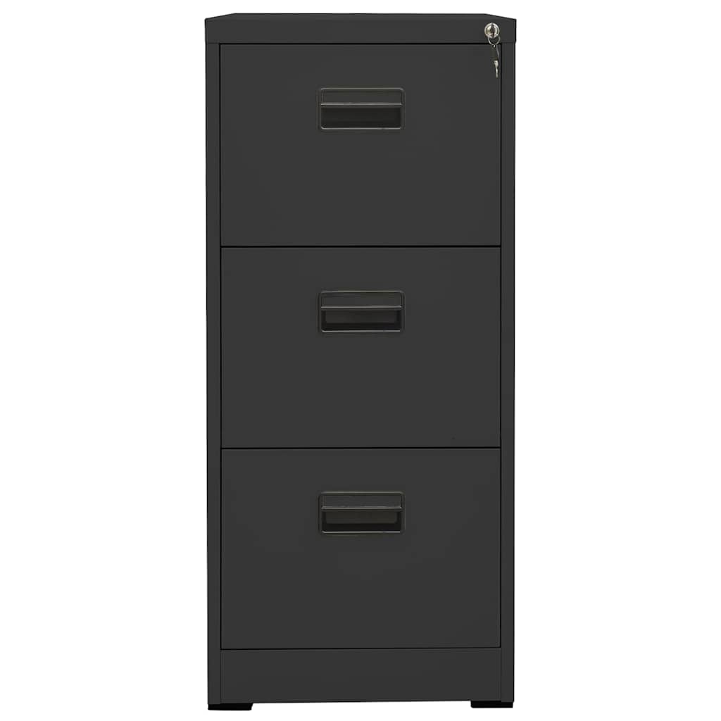 vidaXL Filing Cabinet Anthracite 46x62x102.5 cm Steel 2