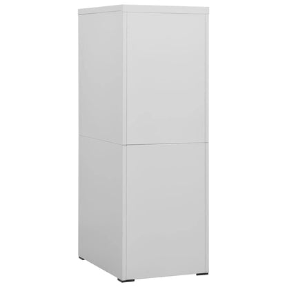 vidaXL Filing Cabinet Light Grey 46x62x133 cm Steel 4