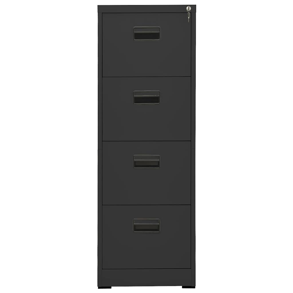 Filing Cabinet Steel Anthracite 46 x 62 x 133 cm