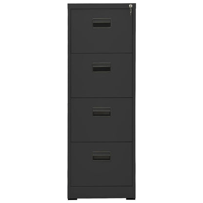 Filing Cabinet Steel Anthracite 46 x 62 x 133 cm