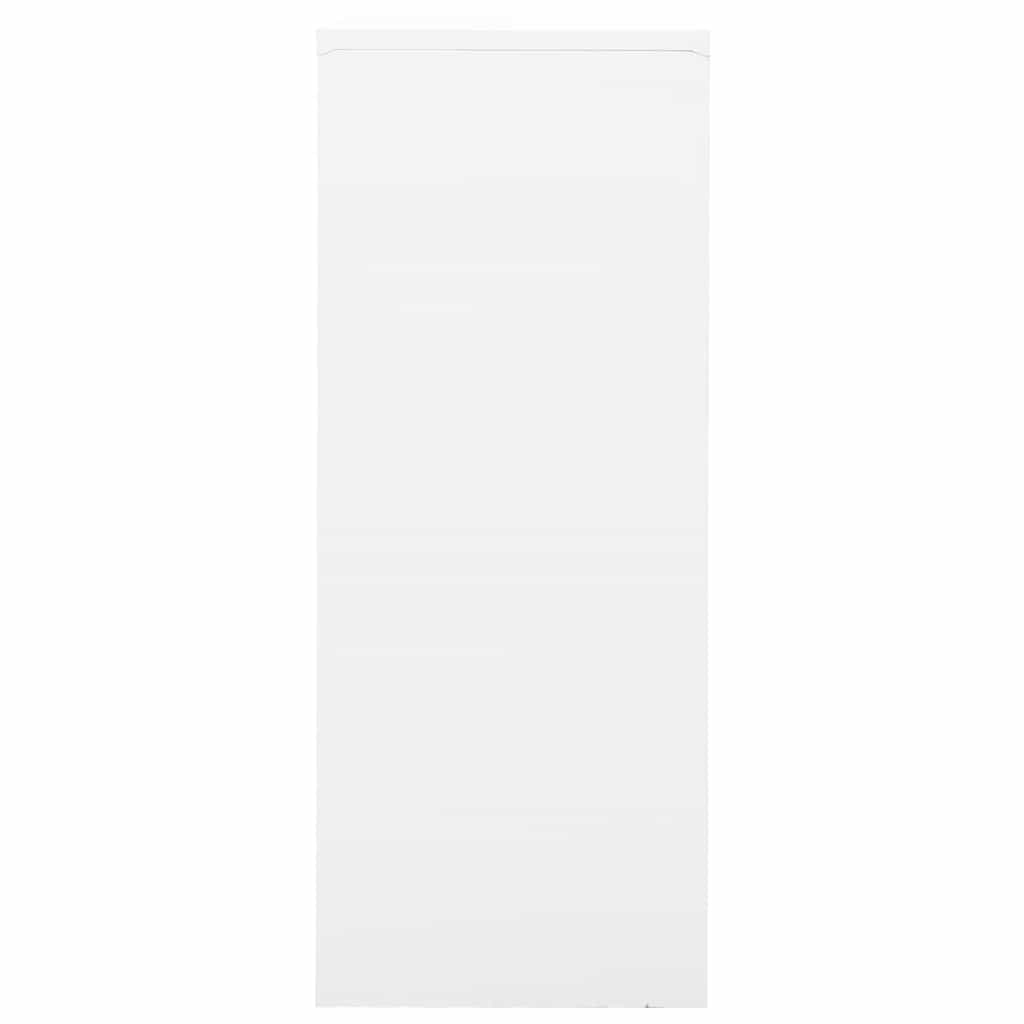 vidaXL Office Cabinet | White | Steel | Medium | Office Cabinet | Rectangular 3