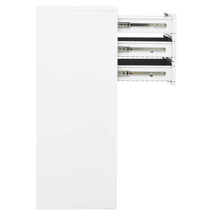 vidaXL Office Cabinet | White | Steel | Medium | Office Cabinet | Rectangular 4