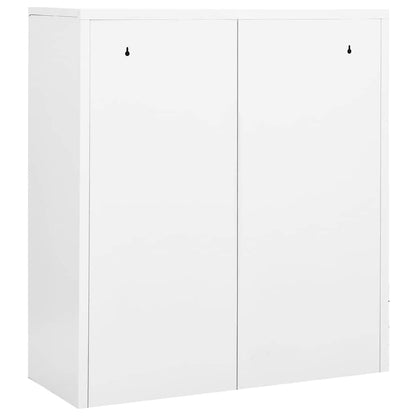 vidaXL Office Cabinet | White | Steel | Medium | Office Cabinet | Rectangular 5