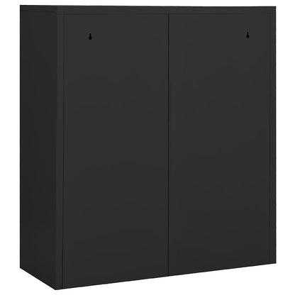 vidaXL Office Cabinet | Anthracite | Steel | Medium | Cabinet | Rectangular 5