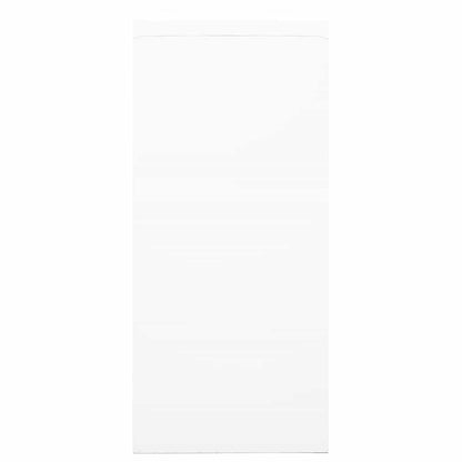 336429 vidaXL Sliding Door Cabinet White 90x40x90 cm Steel 6