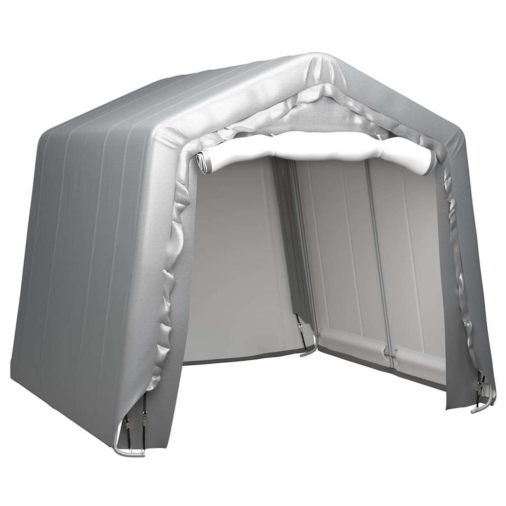 vidaXL Storage Tent 240x240 cm Steel Grey 1