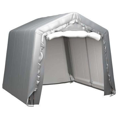 vidaXL Storage Tent 240x240 cm Steel Grey 1
