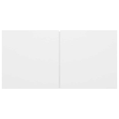 vidaXL 8 Piece TV Cabinet Set White Engineered Wood 4