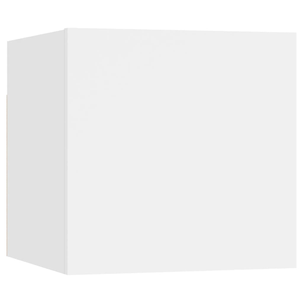 vidaXL 7 Piece TV Cabinet Set White Engineered Wood 5