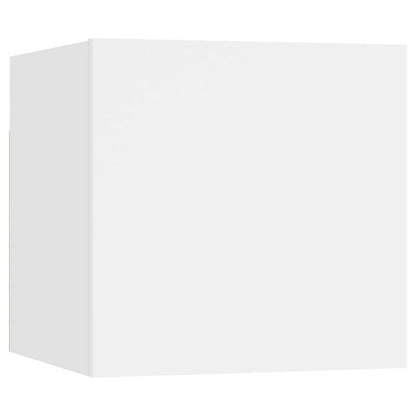 vidaXL 7 Piece TV Cabinet Set White Engineered Wood 5