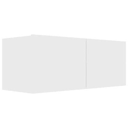 vidaXL 6 Piece TV Cabinet Set White Engineered Wood 5