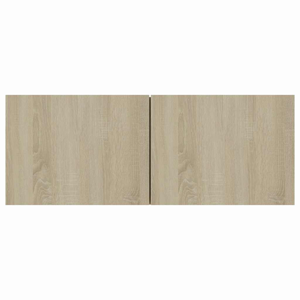 vidaXL 8 Piece TV Cabinet Set Sonoma Oak Engineered Wood 3
