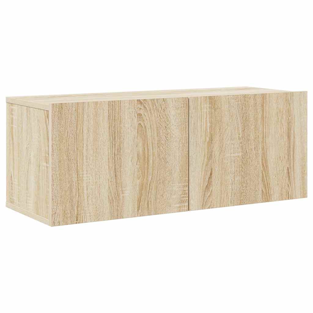 vidaXL 6 Piece TV Cabinet Set Sonoma Oak Engineered Wood 4