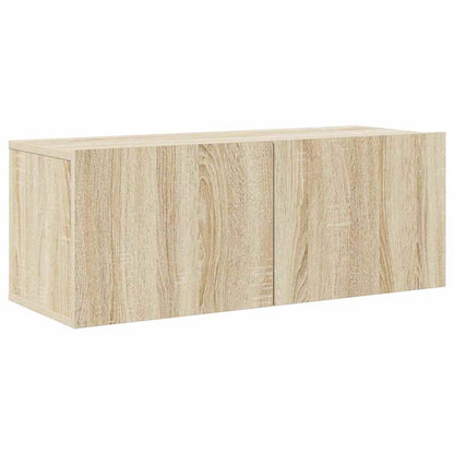 vidaXL 8 Piece TV Cabinet Set Sonoma Oak Engineered Wood 3