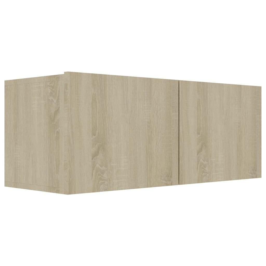 vidaXL 7 Piece TV Cabinet Set Sonoma Oak Engineered Wood 4
