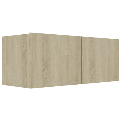 vidaXL 7 Piece TV Cabinet Set Sonoma Oak Engineered Wood 4