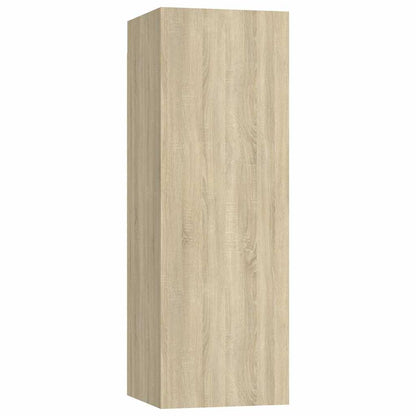 vidaXL 7 Piece TV Cabinet Set Sonoma Oak Engineered Wood 4