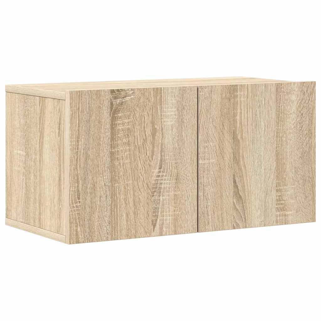 vidaXL 8 Piece TV Cabinet Set Sonoma Oak Engineered Wood 3