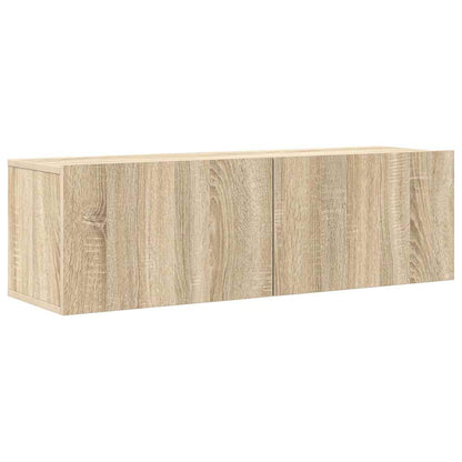 vidaXL 8 Piece TV Cabinet Set Sonoma Oak Engineered Wood 6