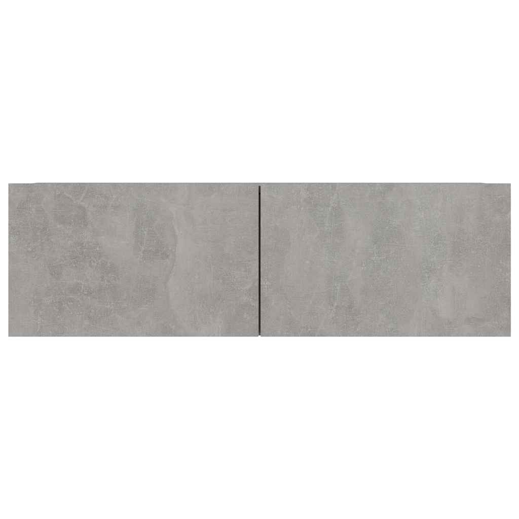 vidaXL 4 Piece TV Cabinet Set Concrete Grey 100x30x30 cm Engineered Wood 4