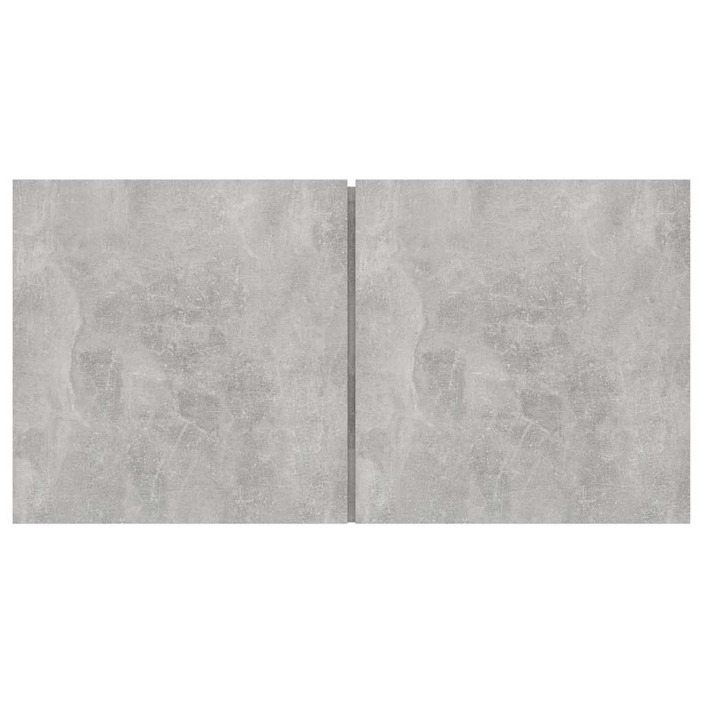 vidaXL 8 Piece TV Cabinet Set Concrete Grey Engineered Wood 5