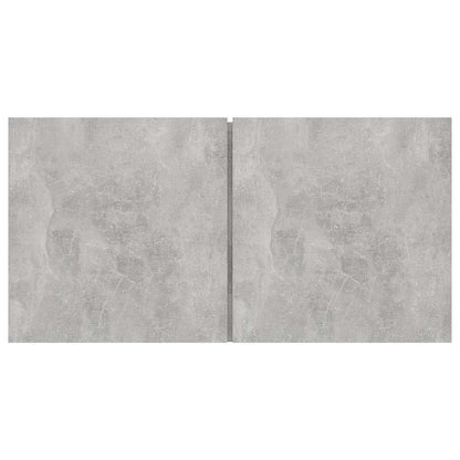 vidaXL 8 Piece TV Cabinet Set Concrete Grey Engineered Wood 5