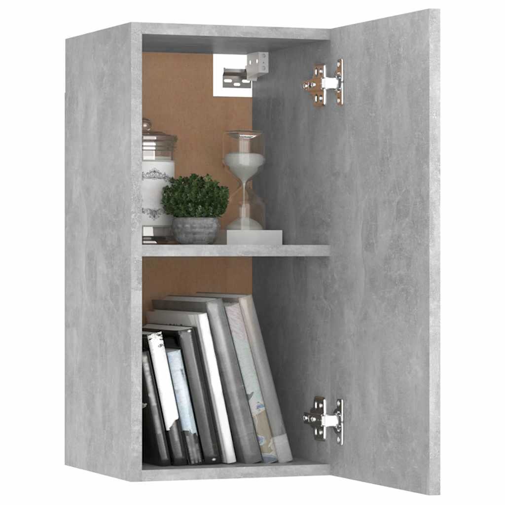 vidaXL 7 Piece TV Cabinet Set Concrete Grey Engineered Wood 5
