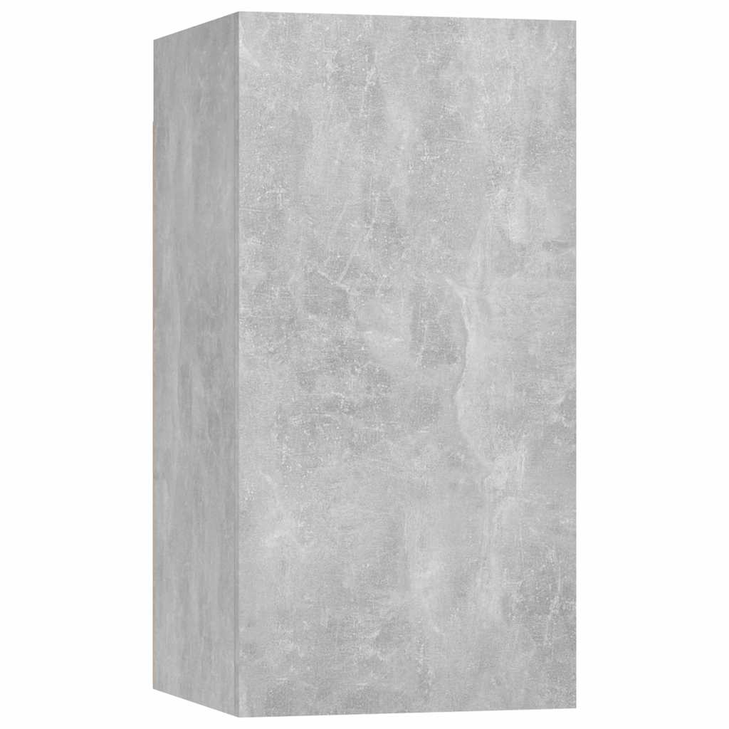 vidaXL TV Cabinets 4 pcs Concrete Grey 30.5x30x60 cm Engineered Wood 4