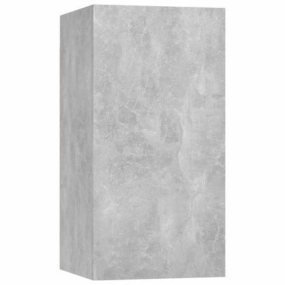 vidaXL TV Cabinets 4 pcs Concrete Grey 30.5x30x60 cm Engineered Wood 4