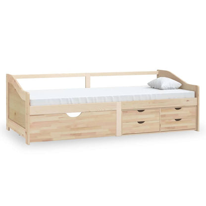 vidaXL Day Bed | Natural Wood | Solid Pine Wood | 90x200 cm 2