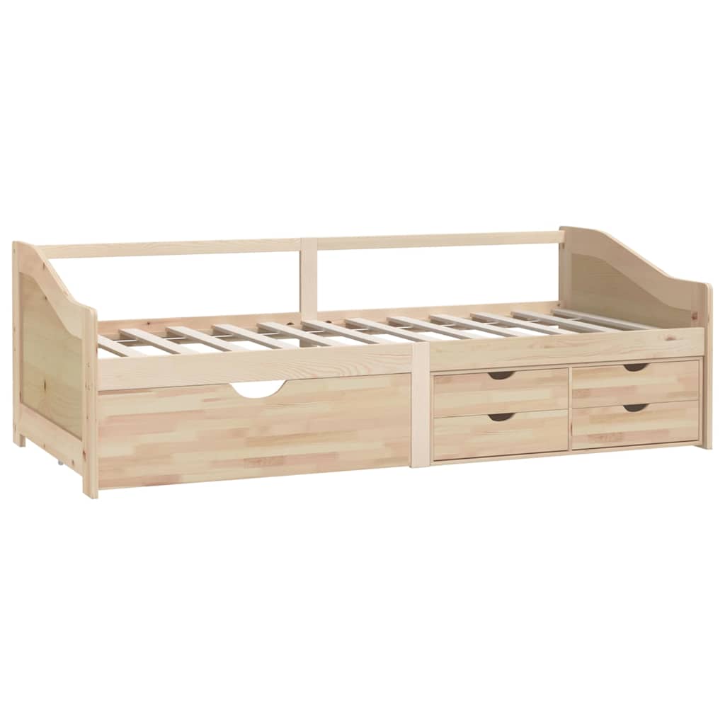 vidaXL Day Bed | Natural Wood | Solid Pine Wood | 90x200 cm 3
