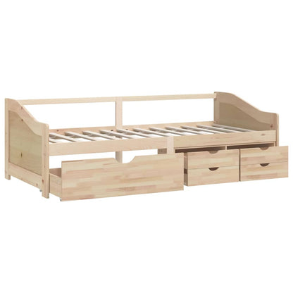 vidaXL Day Bed | Natural Wood | Solid Pine Wood | 90x200 cm 4