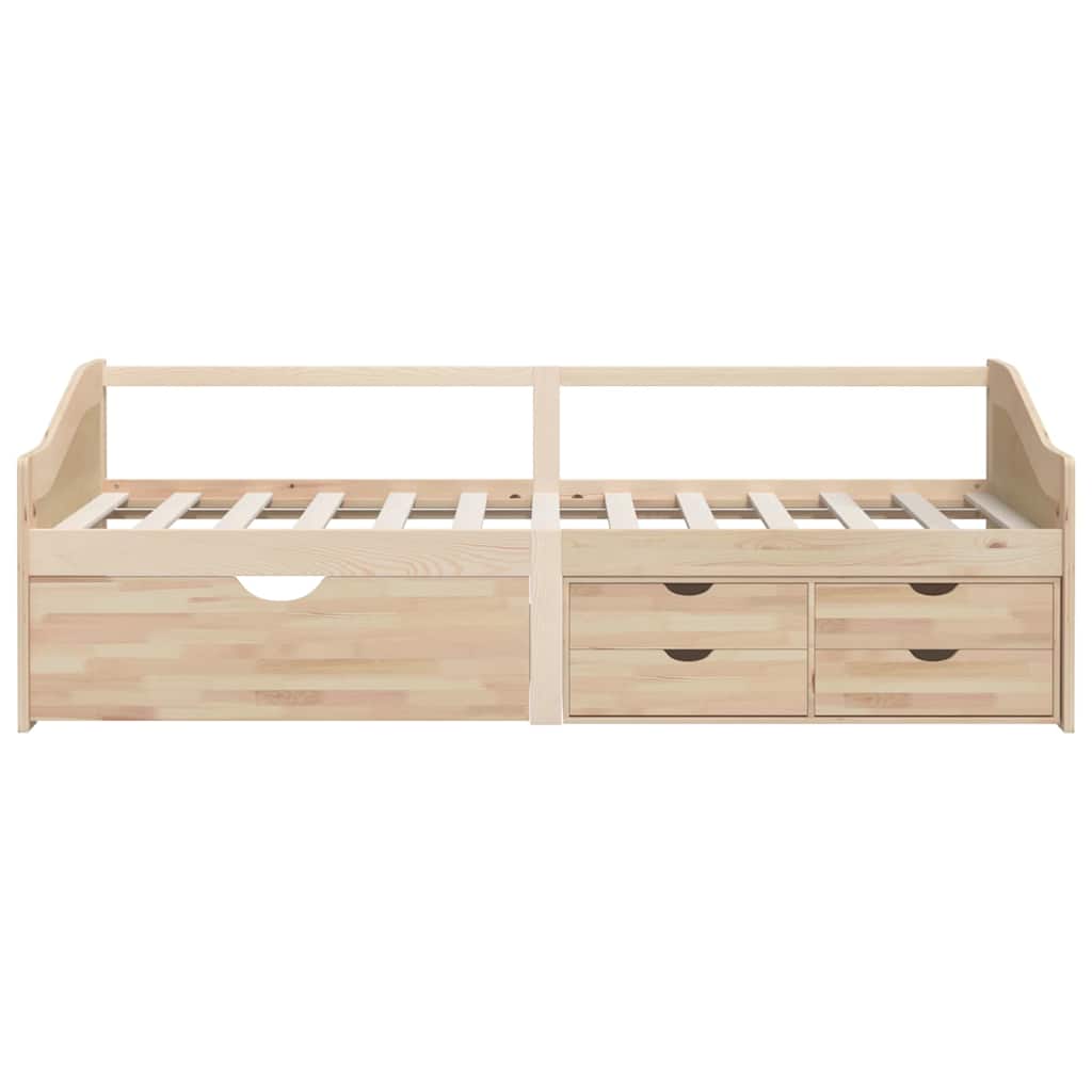 vidaXL Day Bed | Natural Wood | Solid Pine Wood | 90x200 cm 5